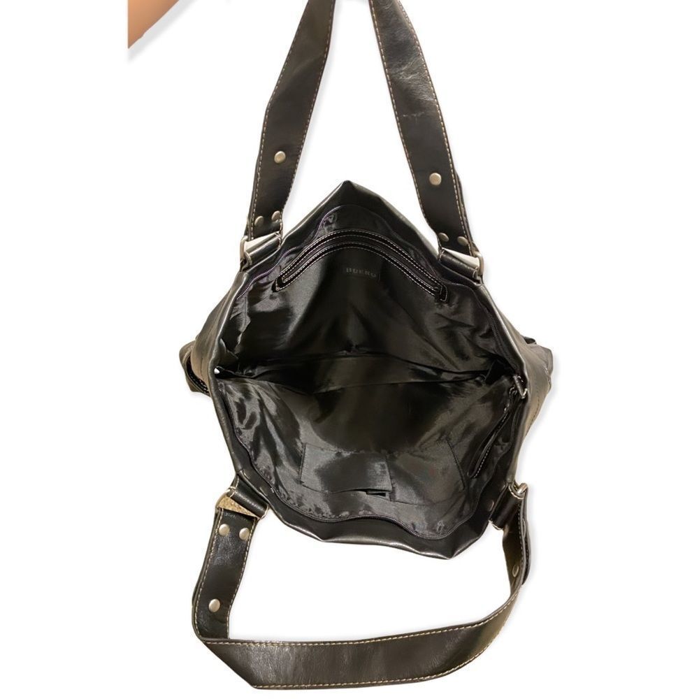 NWT Bueno Collection Black Leather Studded Purse - Picture 3 of 5